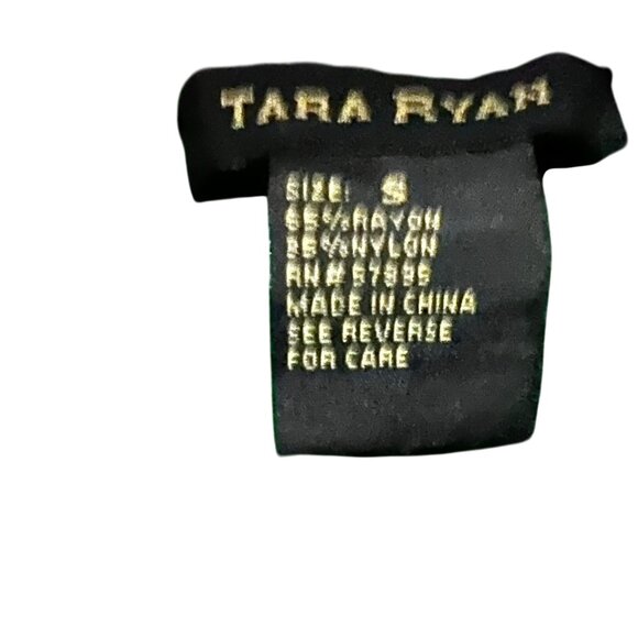 Tara Ryan Vintage Green Sequin Ribbed Knit Sleeveless Blouse Sz Small Gorgeous S - Picture 3 of 5